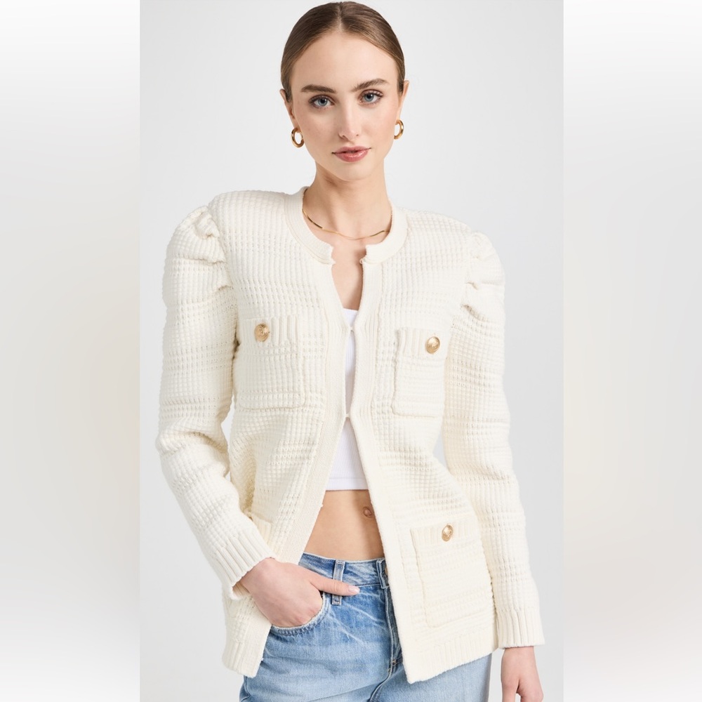 L’AGENCE Marina Textured Cardigan in size XXS
